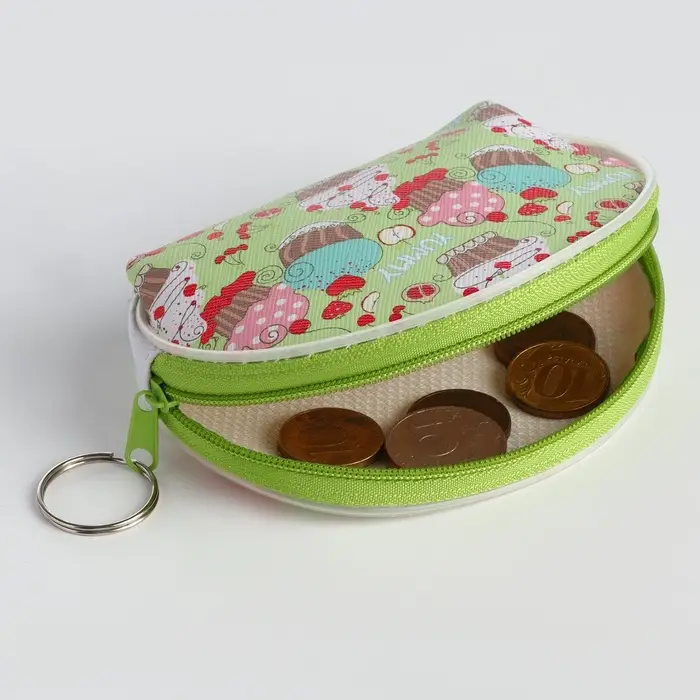 Кошелёк детский &laquo;Сладости&raquo;, монетница, на молнии, Выбражулька, МИКС
