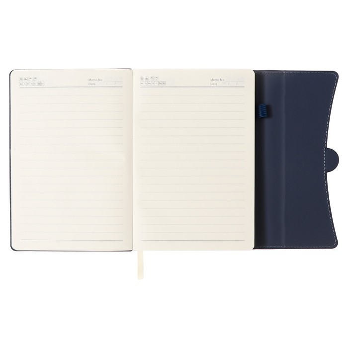 Органайзер на кольцах А6+, 80 листов, кожзам, c клапаном, линия, с ручкой, в подарочной коробке, синий Органайзер на кольцах А6+, 80 листов, кожзам, c клапаном, линия, с ручкой, в подарочной коробке, синий