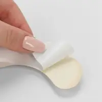 Пяткоудерживатели для обуви, на клеевой основе, 9&times;4.5 см, пара, бежевые