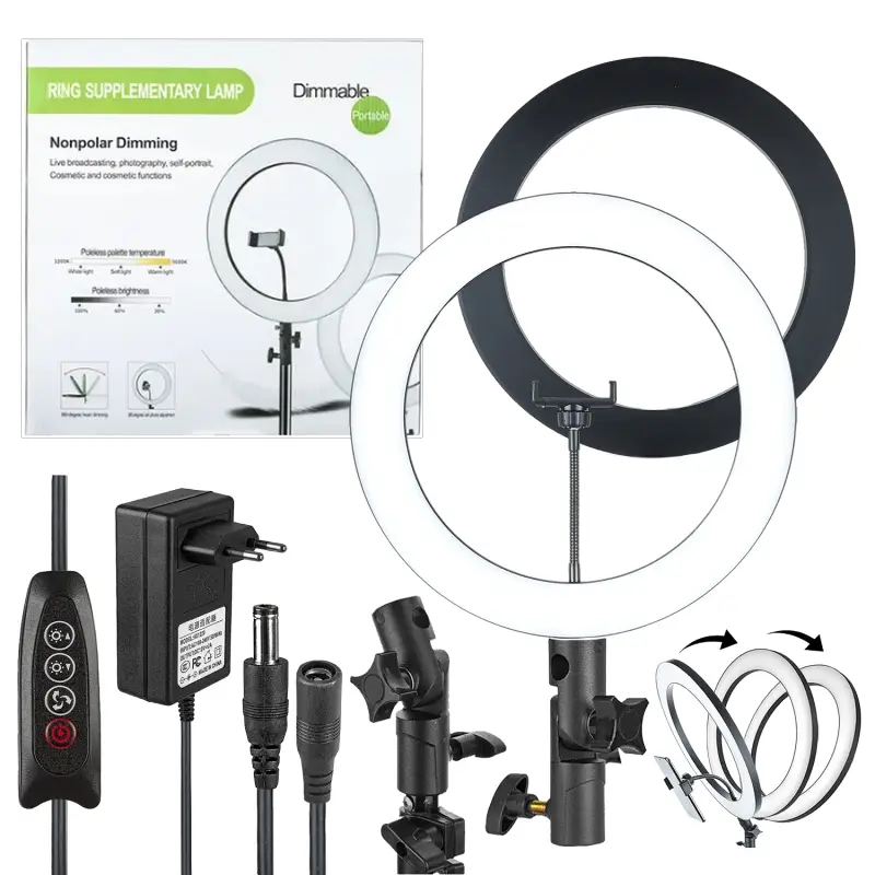 Селфи кольцо 36 см Dimmable