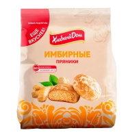 Пряники Хлебный Дом имбирные сердечки, 300г