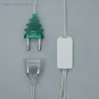 Гирлянда &laquo;Занавес&raquo; 2&times;1.5 м с насадками &laquo;Шарики&raquo;, IP20, прозрачная нить, 360 LED, свечение мульти (RG/RB), мигание, 220 В