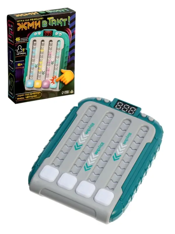 Игра на реакцию Игра на реакцию "Жми в такт!"