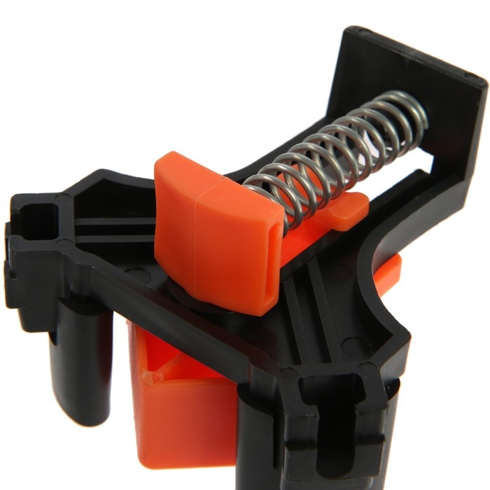 Мини угловая струбцина ЛОМ, зажим до 25 мм, 1 шт. Мини угловая струбцина ЛОМ, зажим до 25 мм, 1 шт.