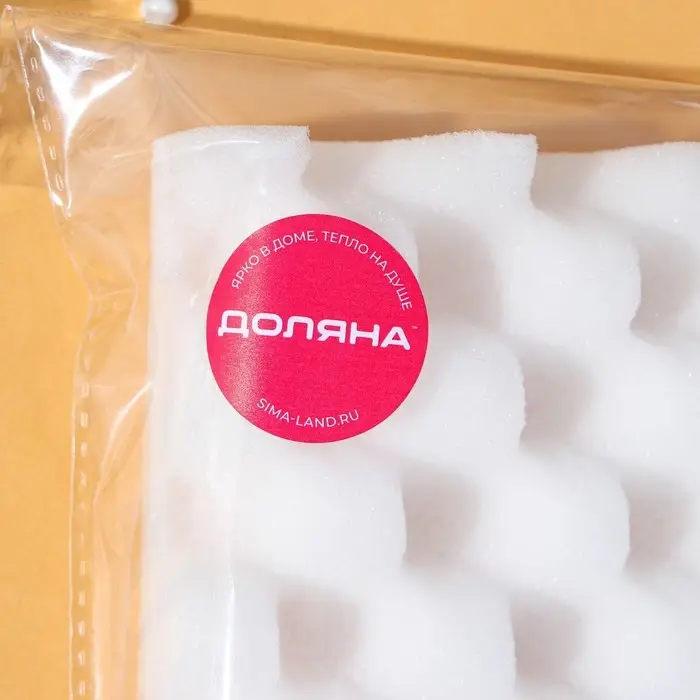 Мат для сушки цветов из мастики Доляна, 24.5&times;19&times;2.5 см, белый