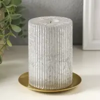 Подсвечник "Чашка" на 1 свечу, 10 см, золото