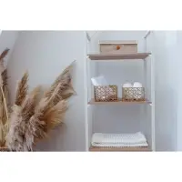 Корзины для хранения LaDо́m &laquo;Паутинка&raquo;, 4 шт., ручной работы, бежевые