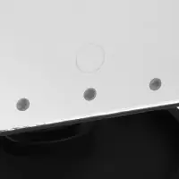 Зеркало KZ-06, подсветка, сенсорная кнопка, 22 диода, 26.5&times;16&times;12 см, 4хАА, чёрное