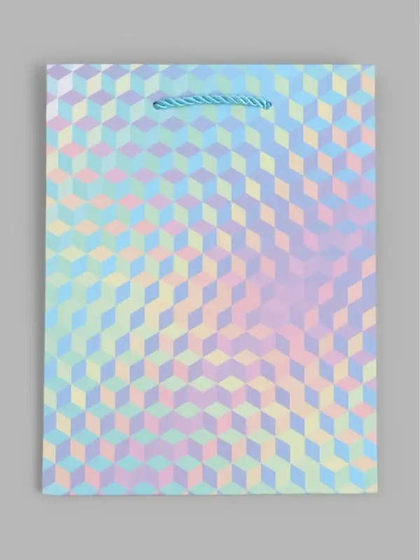 Пакет подарочный ламинированный "Лабиринт", S 18 x 23 х 10 см