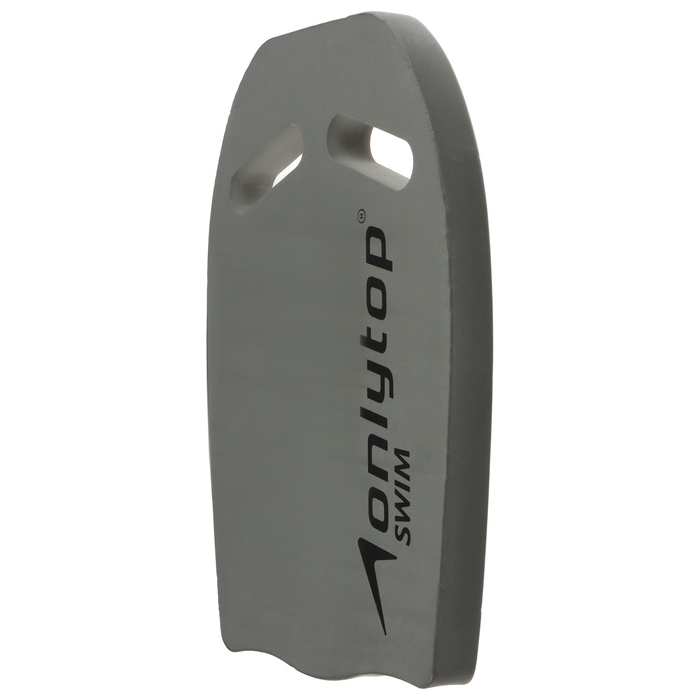 Доска для плавания ONLYTOP, 44х28х3,3 см, цвет серый Доска для плавания ONLYTOP, 44х28х3,3 см, цвет серый