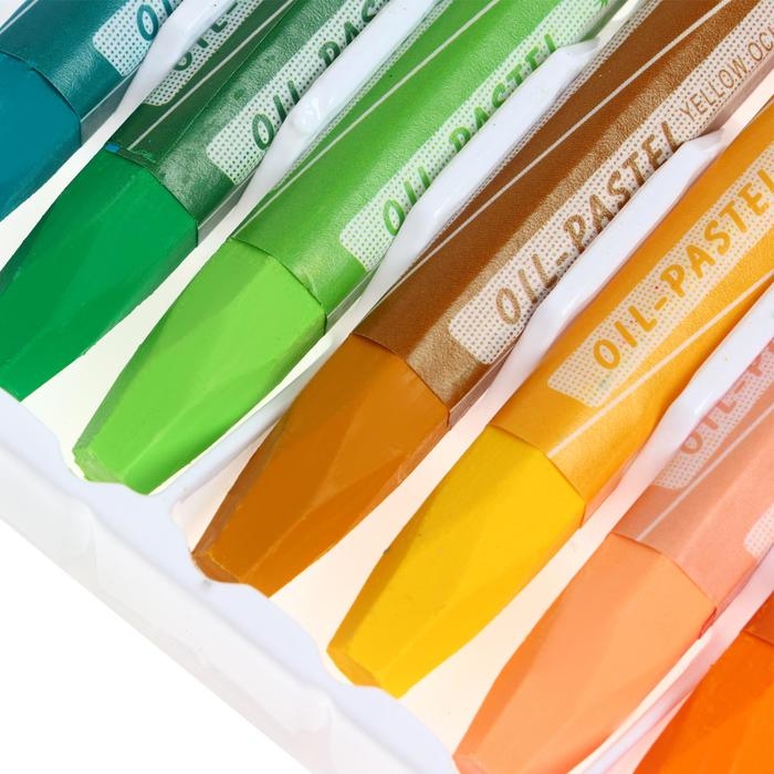 Пастель масляная 18 цветов в бумажном держателе, в картонной коробке Пастель масляная 18 цветов в бумажном держателе, в картонной коробке