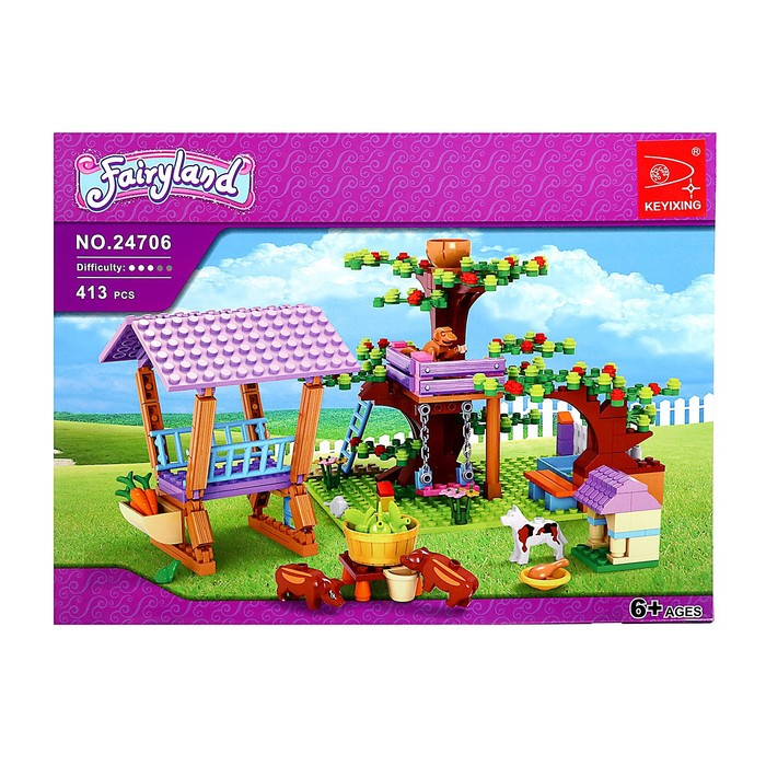 Конструктор &laquo;Ферма девчонок&raquo;, 413 деталей