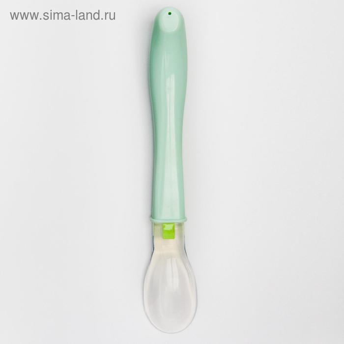 Ложка детская для кормления силиконовая, от 5 мес., цвет МИКС Ложка детская для кормления силиконовая, от 5 мес., цвет МИКС