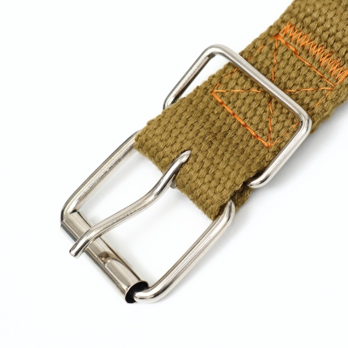 Ошейник брезентовый однослойный, 58 х 2,5 см, песочный Ошейник брезентовый однослойный, 58 х 2,5 см, песочный