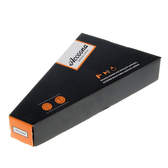 Смеситель для кухни Accoona A4166P, однорычажный, с гайкой, оранжевый Смеситель для кухни Accoona A4166P, однорычажный, с гайкой, оранжевый