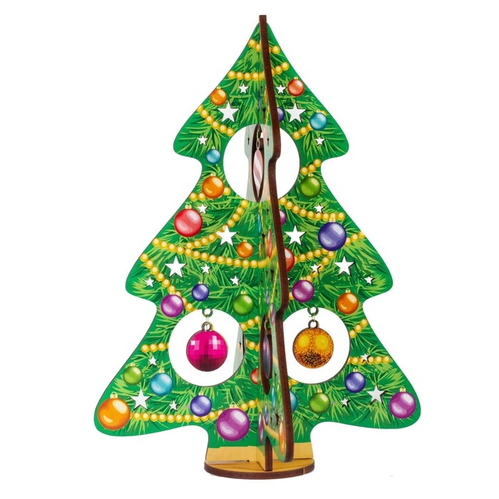 Модель из дерева «Ёлка сборная. Нарядная красавица» Модель из дерева «Ёлка сборная. Нарядная красавица»