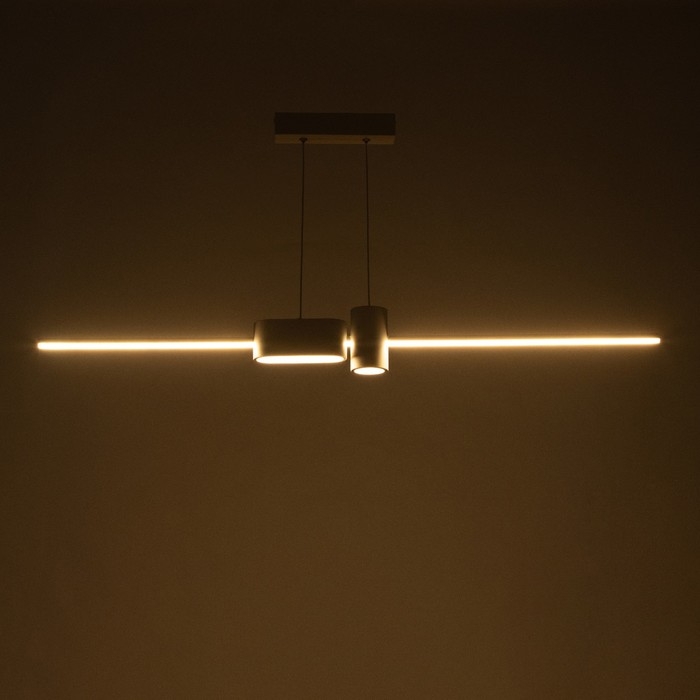 Светильник с ПДУ "Бергер" LED 18Вт 3000-6000К белый 100х100 см