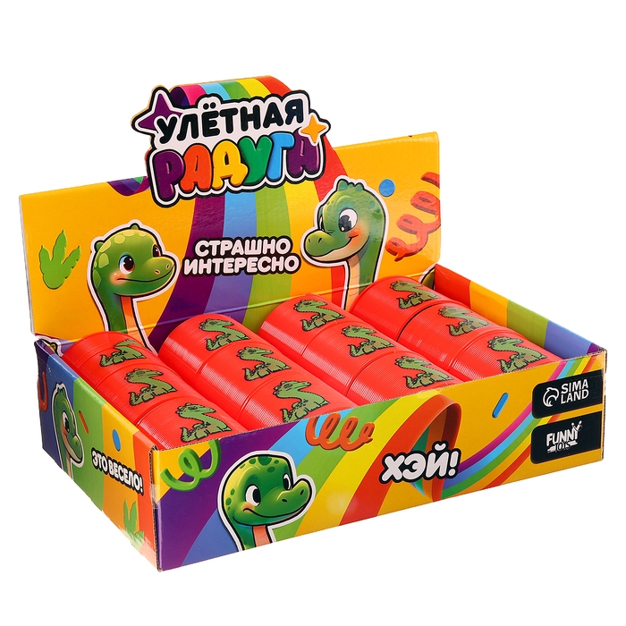 Спираль-радуга «Дино», в шоубоксе Спираль-радуга «Дино», в шоубоксе