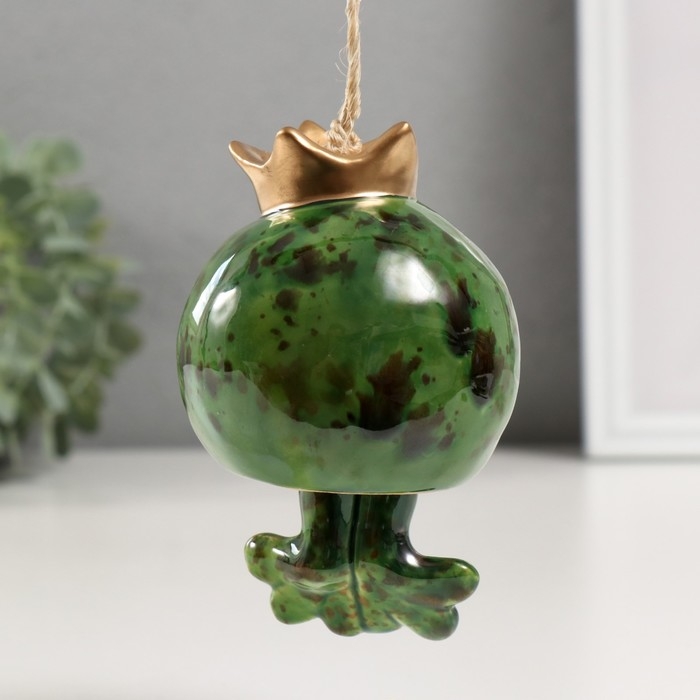 Колокольчик керамика Колокольчик керамика "Королевская лягушка" 7,8х8,9х9,6 см