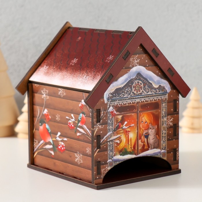 Чайный домик  Чайный домик "Чудеса в окошке" 10,5х9,5х12 см