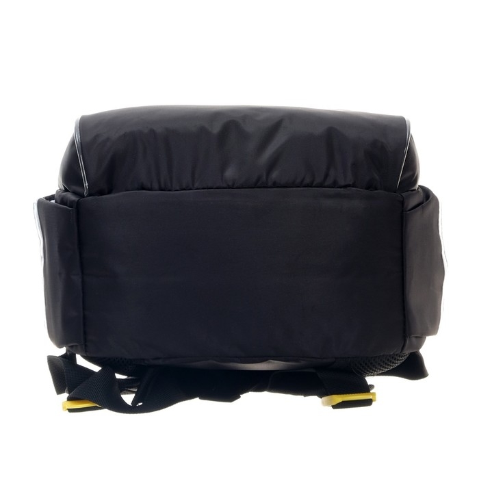 Рюкзак школьный 40 х 26 х 19 см, эргономичная спинка, Hatber Sreet, Banana, чёрный/жёлтый NRk_77087 Рюкзак школьный 40 х 26 х 19 см, эргономичная спинка, Hatber Sreet, Banana, чёрный/жёлтый NRk_77087