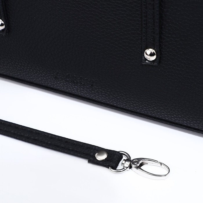 Сумка тоут L-Craft на молнии, цвет чёрный Сумка тоут L-Craft на молнии, цвет чёрный