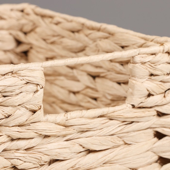 Корзина стеллажная Корзина стеллажная "Колос", 25х19х17 см, бежеый