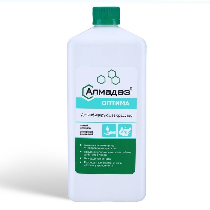 Бесспиртовой кожный антисептик Алмадез-Оптима, 1 л Бесспиртовой кожный антисептик Алмадез-Оптима, 1 л