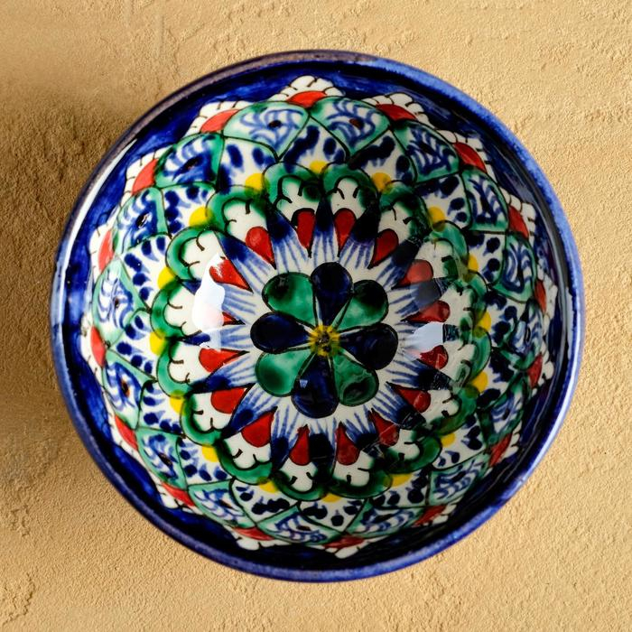 Набор пиал Риштанская Керамика 9,5см, 6 шт в подарочной упаковке Набор пиал Риштанская Керамика 9,5см, 6 шт в подарочной упаковке