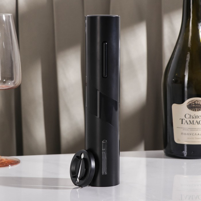 Штопор электрический Magistro Opium, цвет чёрный Штопор электрический Magistro Opium, цвет чёрный