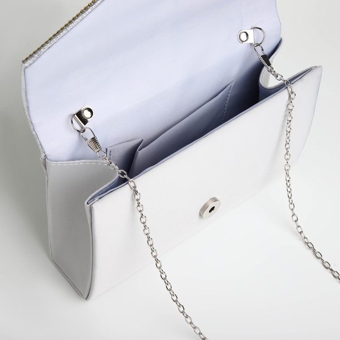 Сумка-клатч на магните, цвет серый Сумка-клатч на магните, цвет серый