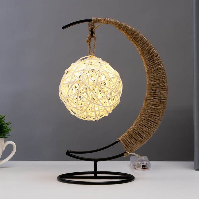 Ночник 16824/1 LED от батареек 2АА черный 17х10х28 см RISALUX Ночник 16824/1 LED от батареек 2АА черный 17х10х28 см RISALUX