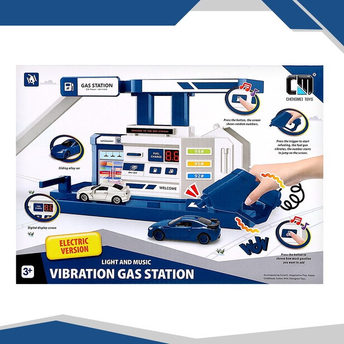 Парковка «Заправочная станция», с дисплеем, свет и звук Парковка «Заправочная станция», с дисплеем, свет и звук