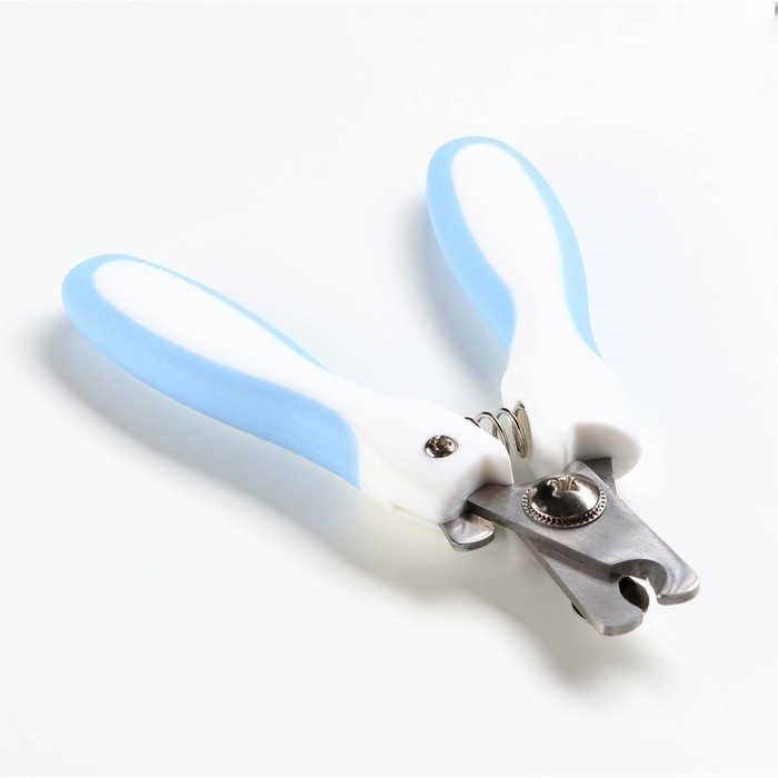 Набор для когтей Набор для когтей "Гармония": когтерез боковой (отверстие 8 мм) и пилка для когтей, голубой