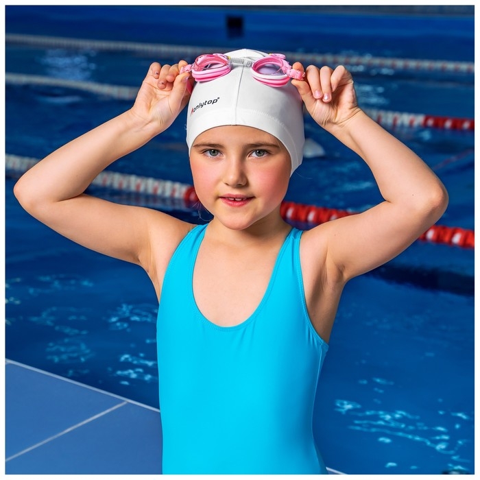 Очки для плавания детские «На волне» «Лебедь», беруши Очки для плавания детские «На волне» «Лебедь», беруши