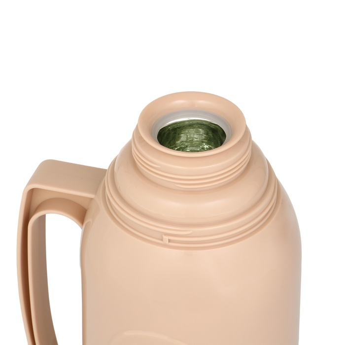 Термос 1.7 л, со стеклянной колбой, сохраняет тепло 14 ч, 14 х 34 см, бежевый Термос 1.7 л, со стеклянной колбой, сохраняет тепло 14 ч, 14 х 34 см, бежевый