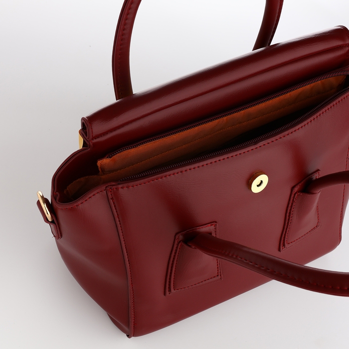 Сумка женская на молнии, цвет бордовый Сумка женская на молнии, цвет бордовый