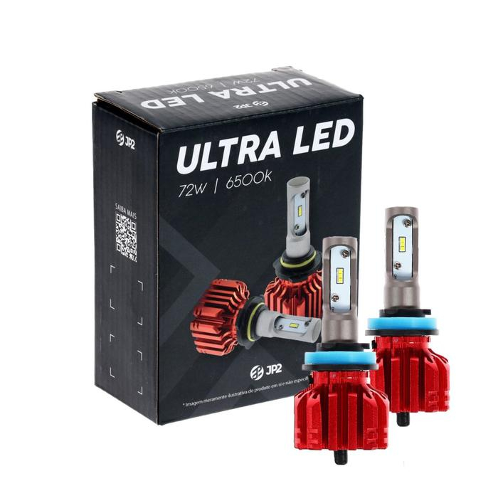 Автолампа светодиодная Н11, 72 Вт, 5000 Лм, 6500 К, IP65, набор 2 шт Автолампа светодиодная Н11, 72 Вт, 5000 Лм, 6500 К, IP65, набор 2 шт