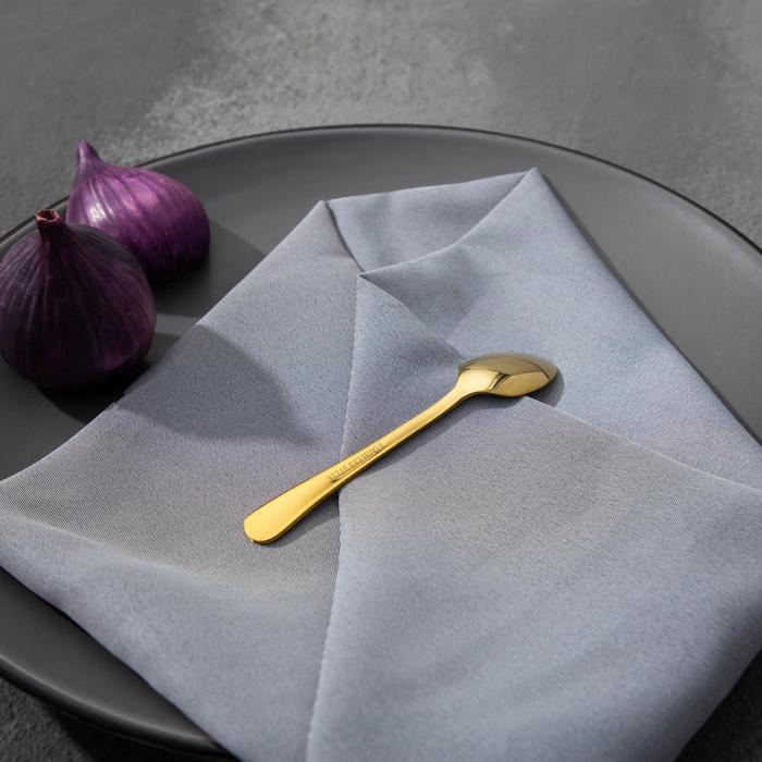 Ложки чайные из нержавеющей стали Доляна «Голд», длина 13,3 см, 6 шт, цвет золотой Ложки чайные из нержавеющей стали Доляна «Голд», длина 13,3 см, 6 шт, цвет золотой