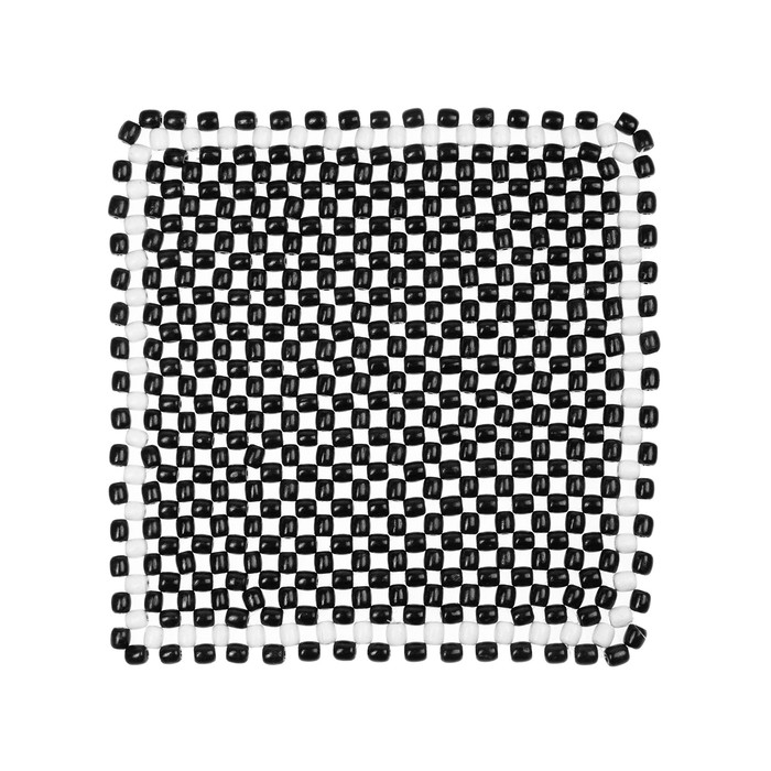 Накидка массажер TORSO на сиденье 42х42 см, дерево, черный с белым Накидка массажер TORSO на сиденье 42х42 см, дерево, черный с белым