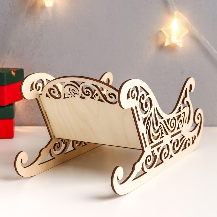 Сувенир "Сани" 31,5х15,5х16 см (набор 5 деталей)