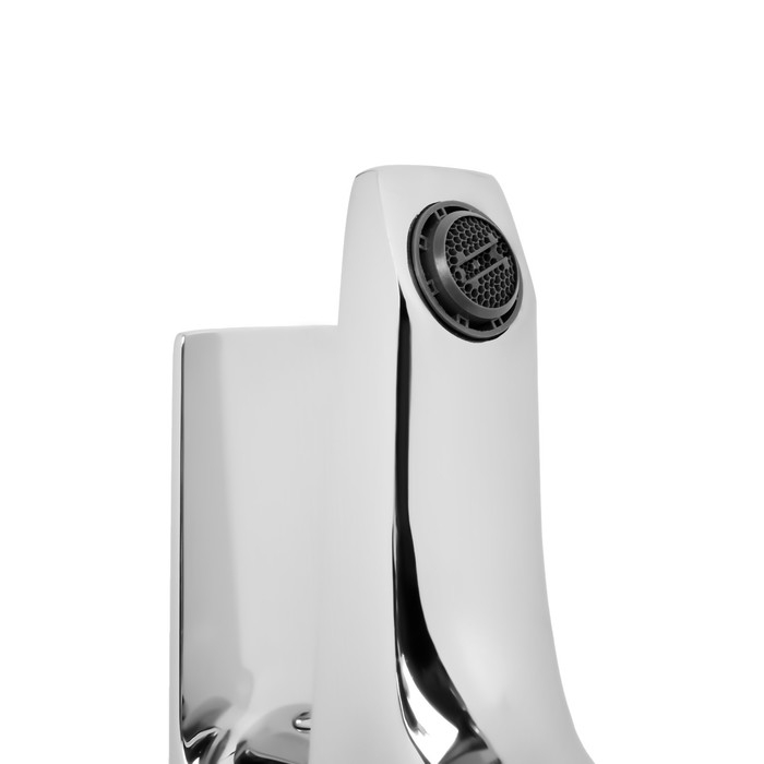 Смеситель для раковины  Смеситель для раковины "СоюзКран" 567-081, однорычажный, низкий излив 133 мм, цинк, хром