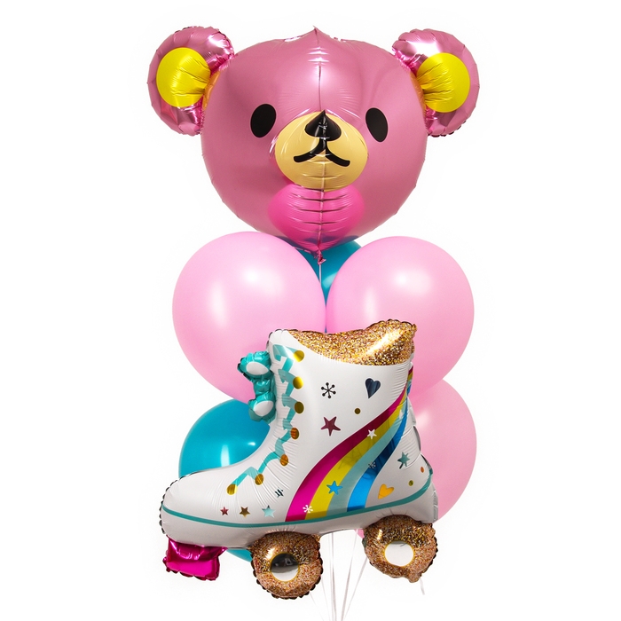 Набор шаров &laquo;Девочке&raquo;, латекс, фольга набор 7 шт.