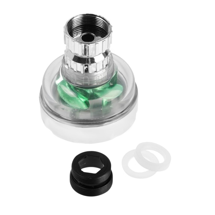 Аэратор ZEIN Z3632-2, поворотный, на шарнире, с зеленым вентилятором, хром/прозрачный Аэратор ZEIN Z3632-2, поворотный, на шарнире, с зеленым вентилятором, хром/прозрачный