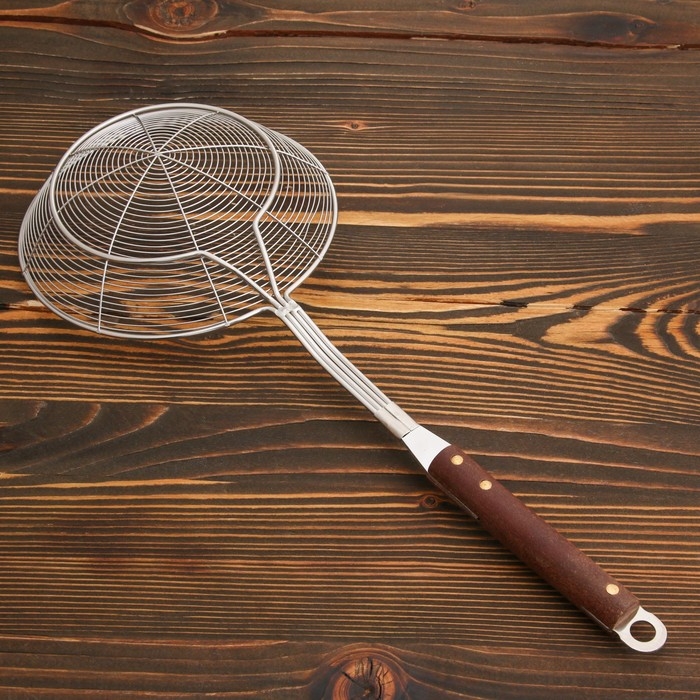 Дуршлаг-сито с деревянной ручкой 44см Дуршлаг-сито с деревянной ручкой 44см