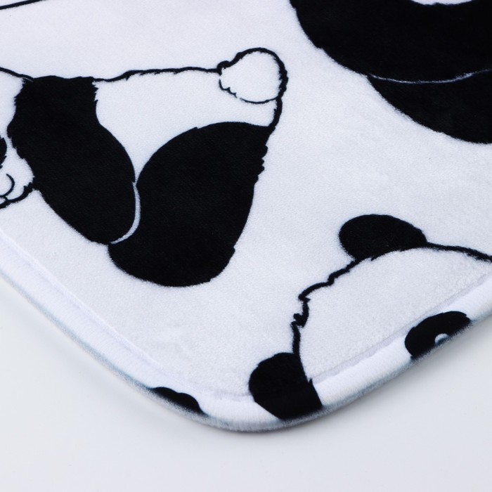 Коврик придверный  Коврик придверный "Panda", 40 х 60 см