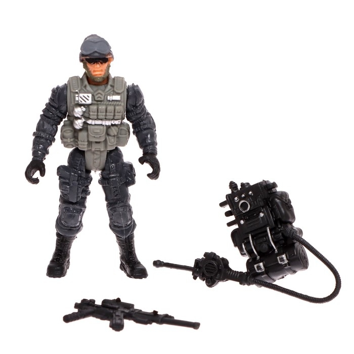 Фигурка героя «Спецназ», с аксессуарами, 10х5 см, МИКС Фигурка героя «Спецназ», с аксессуарами, 10х5 см, МИКС