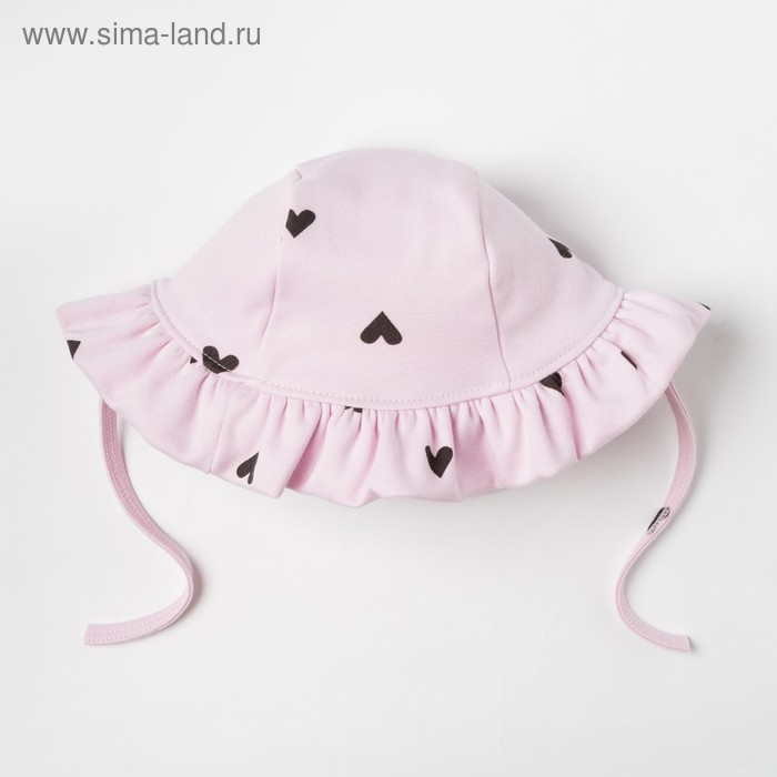 Панамка Крошка Я Панамка Крошка Я "Сердечки", розовый, р.42