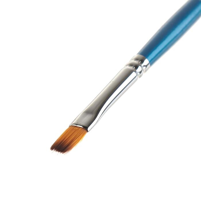 Кисть синтетика, плоская №6, Кисть синтетика, плоская №6, "Гамма"