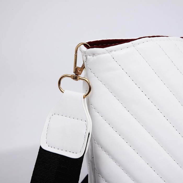 Сумка кросс-боди на молнии, цвет белый Сумка кросс-боди на молнии, цвет белый